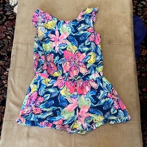 Girls lily pulitzer romper XL-12/14